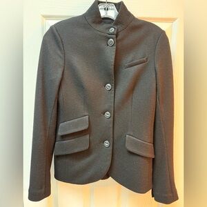 Rag & Bone Black Wool Slade Button-Up Blazer